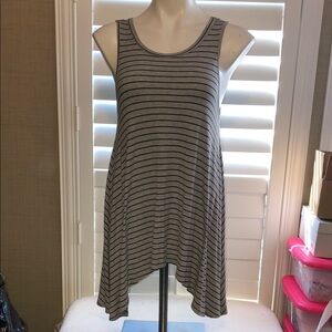 Striped Gray Tank Top